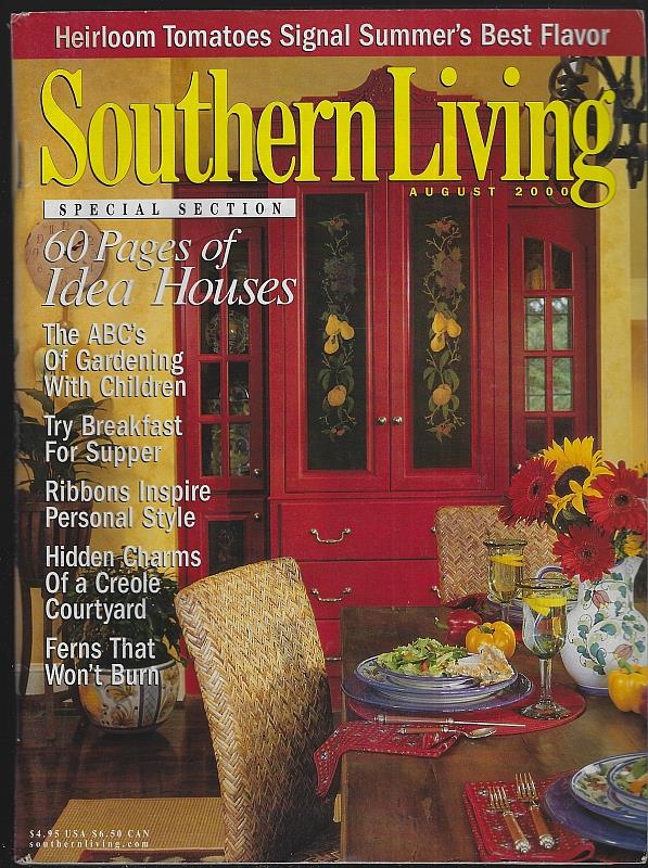 Image for SOUTHERN LIVING MAGAZINE AUGUST 2000