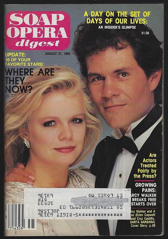 Image for SOAP OPERA DIGEST AUGUST 27, 1985