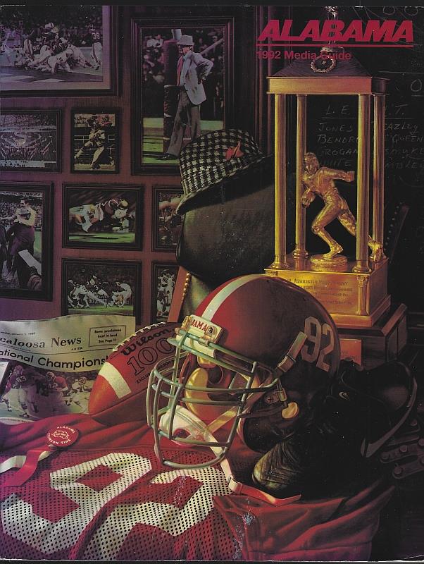 University Of Alabama - University of Alabama Football 1992 Media Guide