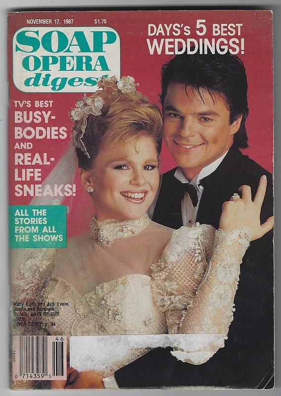 Soap Opera Digest - Soap Opera Digest November 17, 1987
