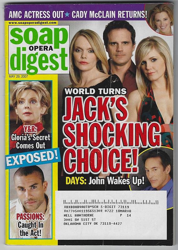 Soap Opera Digest - Soap Opera Digest May 29, 2007