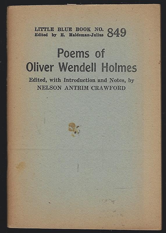 Holmes, Oliver Wendell - Poems of Oliver Wendell Holmes