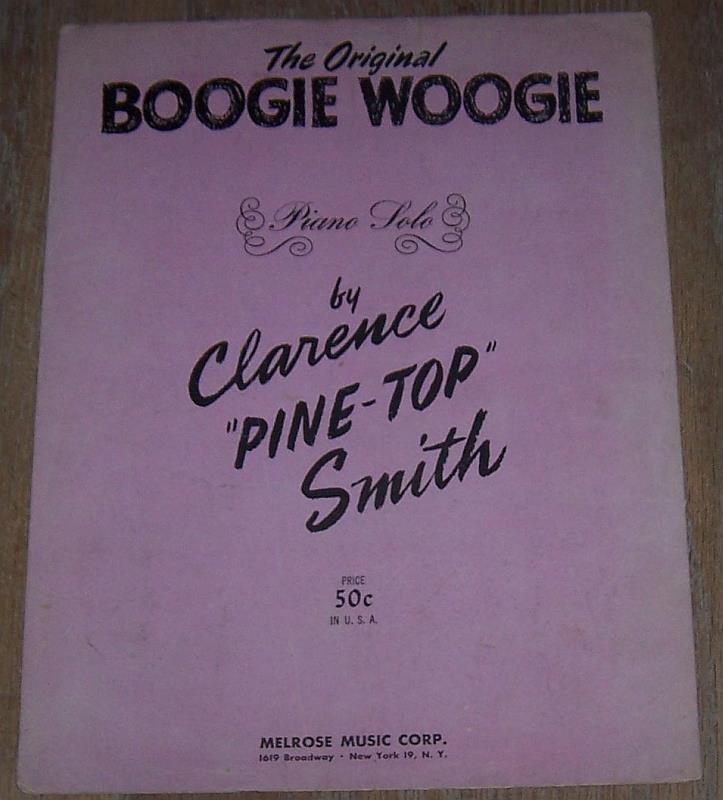 Sheet Music - Original Boogie Woogie Piano Solo
