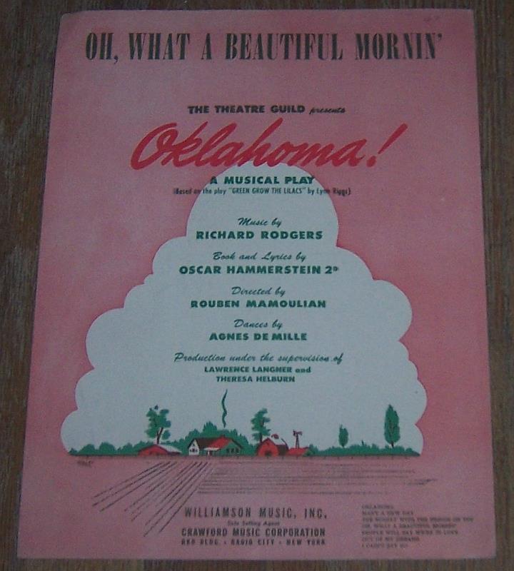 Sheet Music - Oh, What a Beautiful Morning