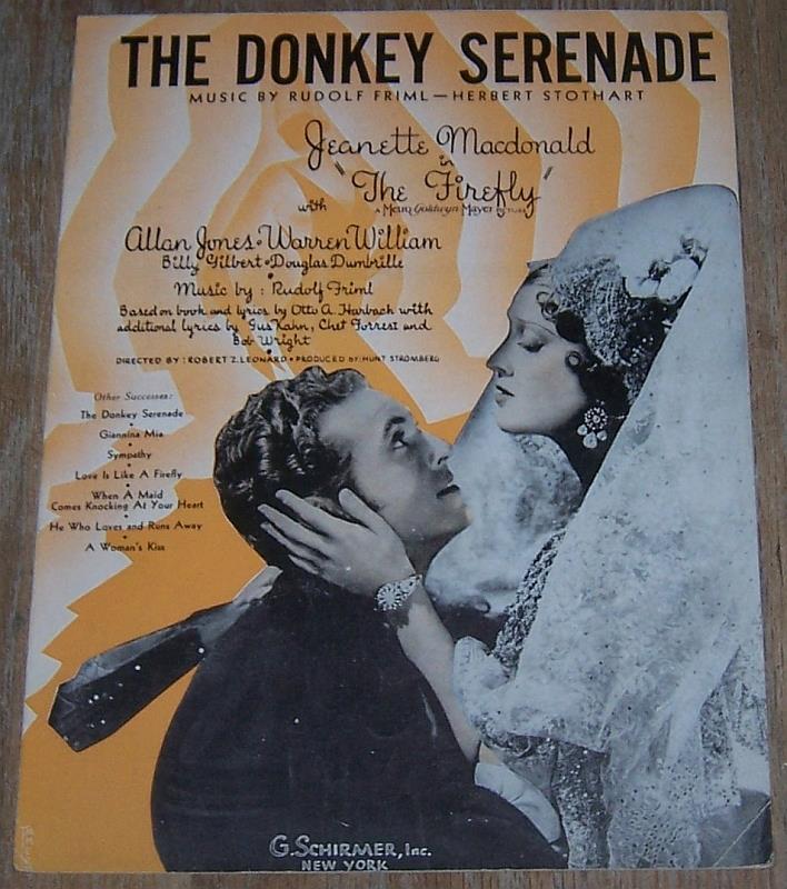 Sheet Music - Donkey Serenade