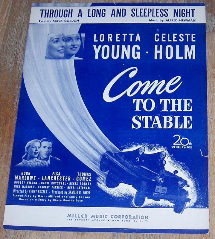 Sheet Music - Through a Long and Sleepless Night