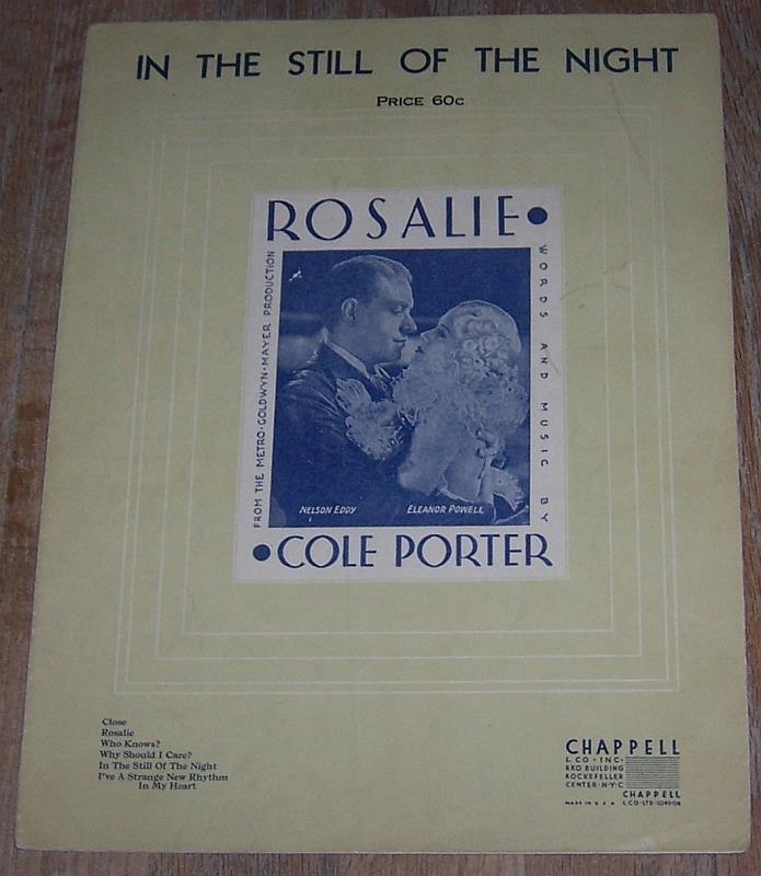 Sheet Music - In the Still of the Night