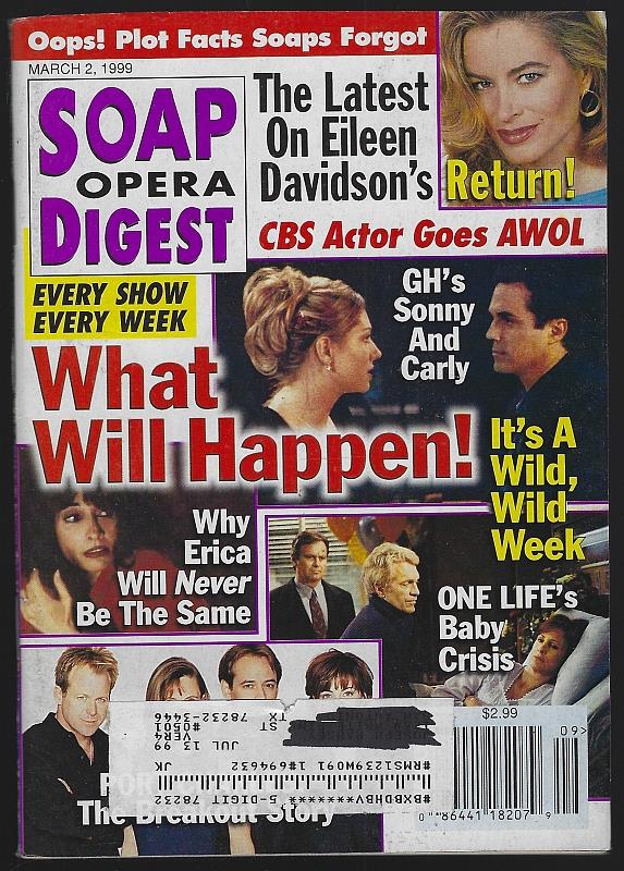 Soap Opera Digest - Soap Opera Digest March 2, 1999