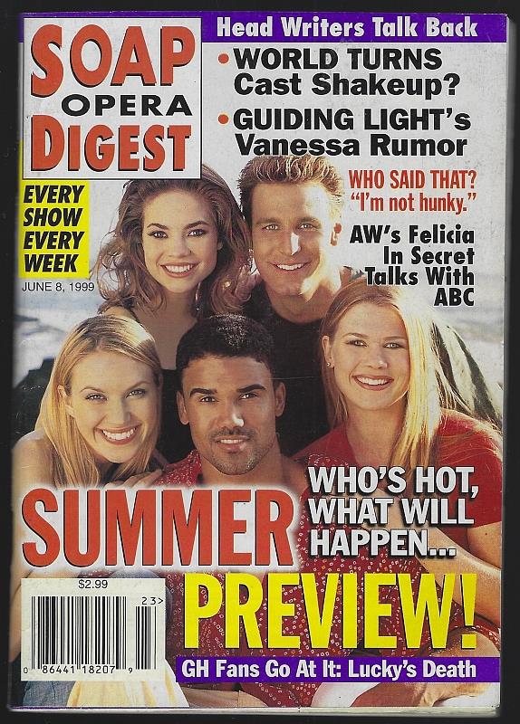 Soap Opera Digest - Soap Opera Digest June 8, 1999