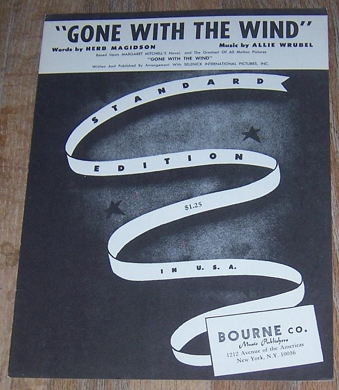 Sheet Music - Gone with the Wind