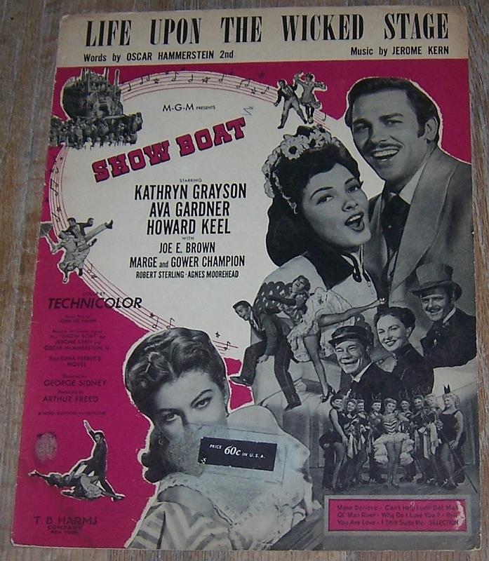 Sheet Music - Life Upon the Wicked Stage