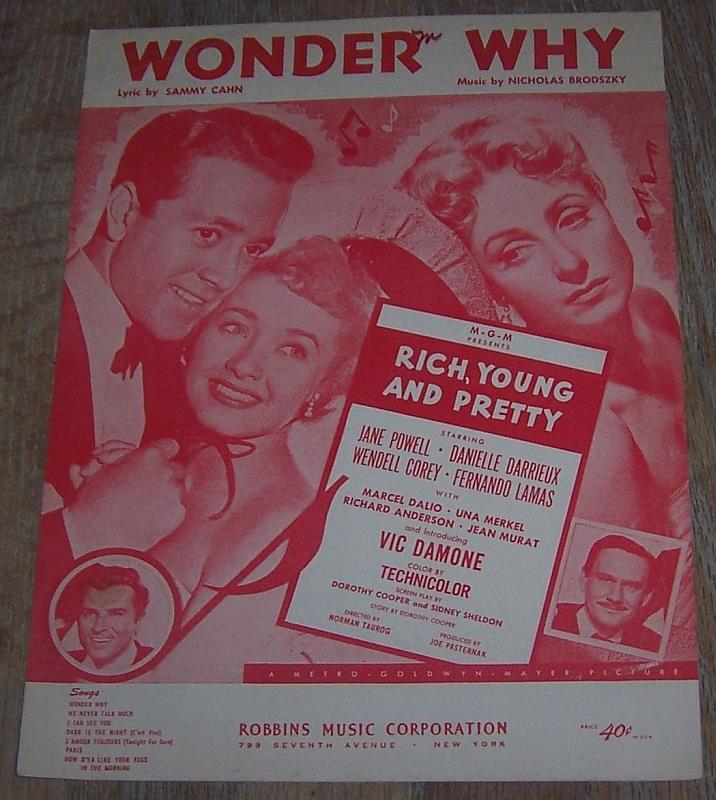 Sheet Music - Wonder Why