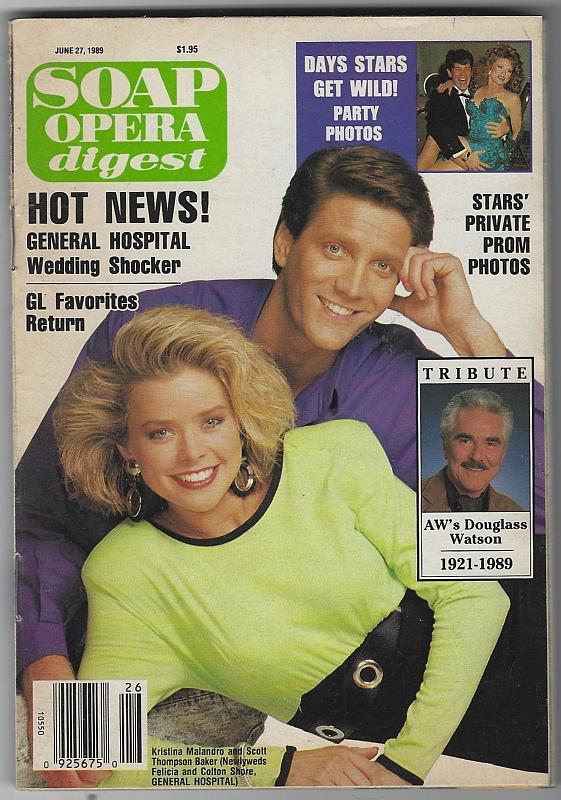Soap Opera Digest - Soap Opera Digest June 27, 1989