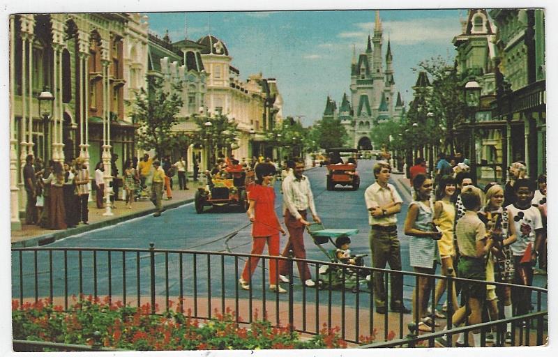 Postcard - Main Street Usa at Walt Disney World