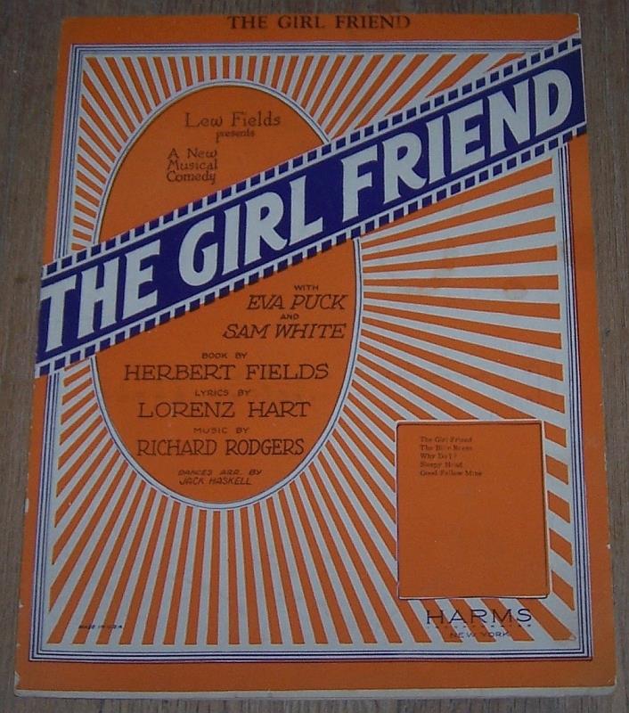 Sheet Music - Girl Friend