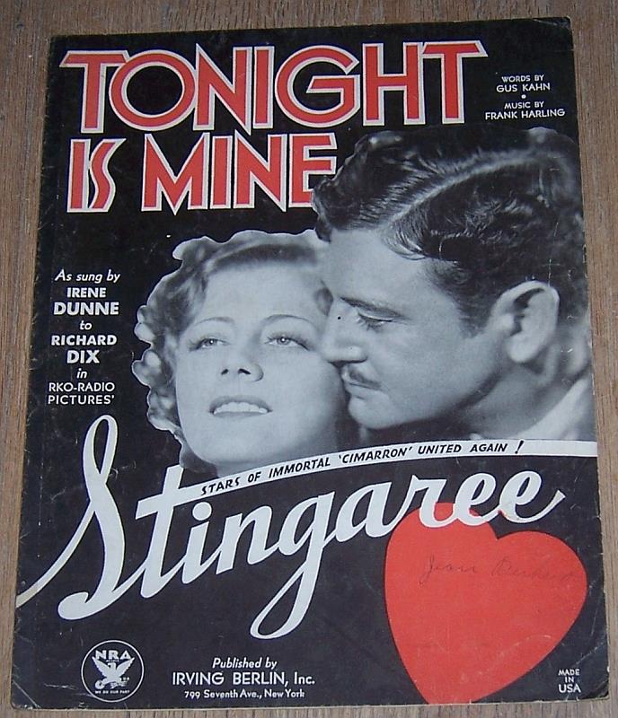 Sheet Music - Tonight Is Mine