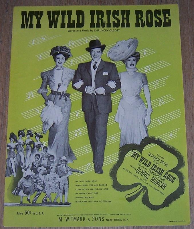 Sheet Music - My Wild Irish Rose