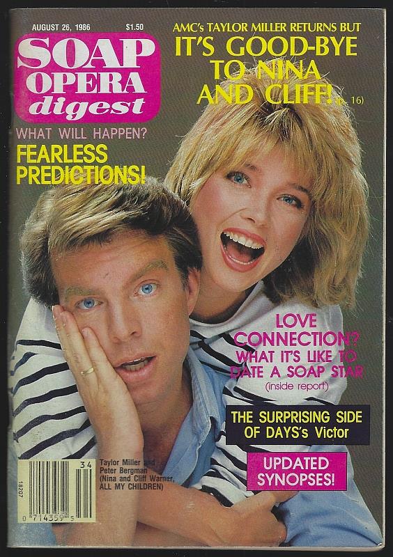 Image for SOAP OPERA DIGEST AUGUST 26, 1986