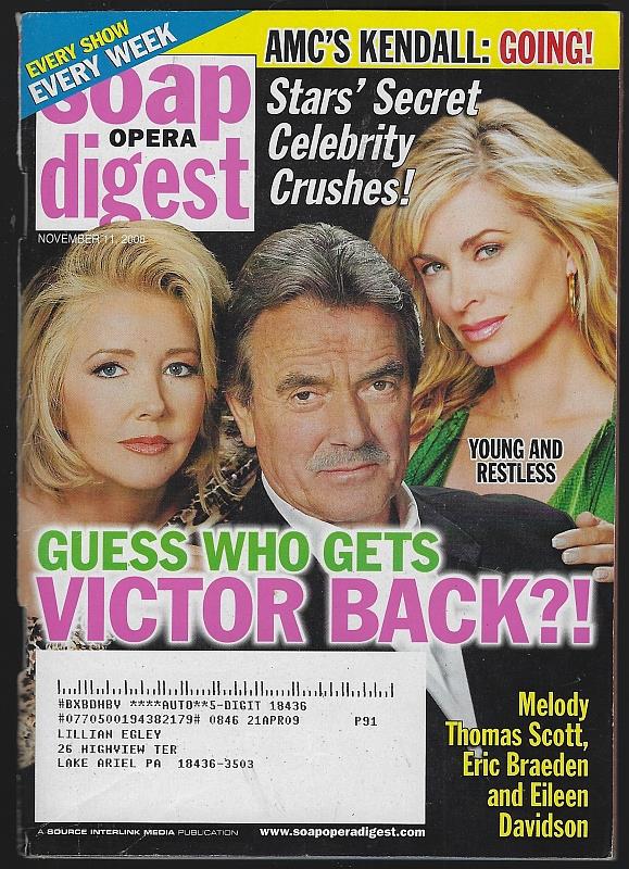 Soap Opera Digest - Soap Opera Digest November 11, 2008