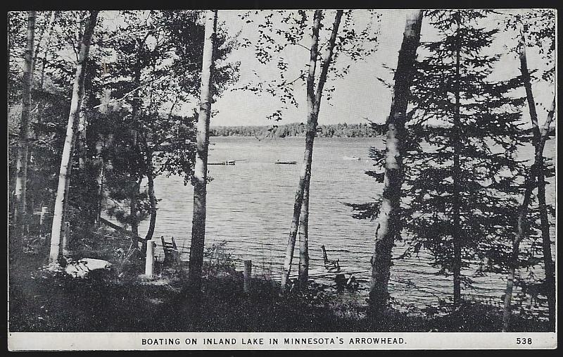 Image for BOATING ON INLAND LAKE IN MINNESOTA'S ARROWHEAD