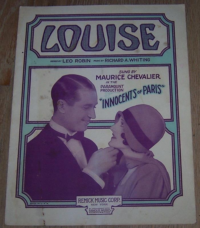 Sheet Music - Louise