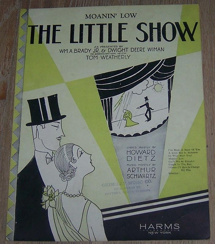 Sheet Music - Moanin' Low