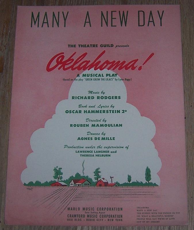 Sheet Music - Many a New Day
