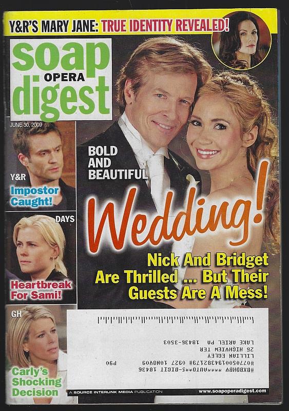 Soap Opera Digest - Soap Opera Digest June 30, 2009