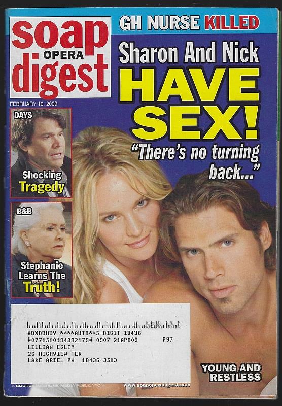 Image for SOAP OPERA DIGEST FEBRUARY 10, 2009