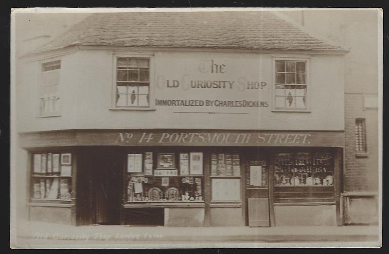 Postcard - Real Photo Postcard the Old Curiosity Shop, London, England