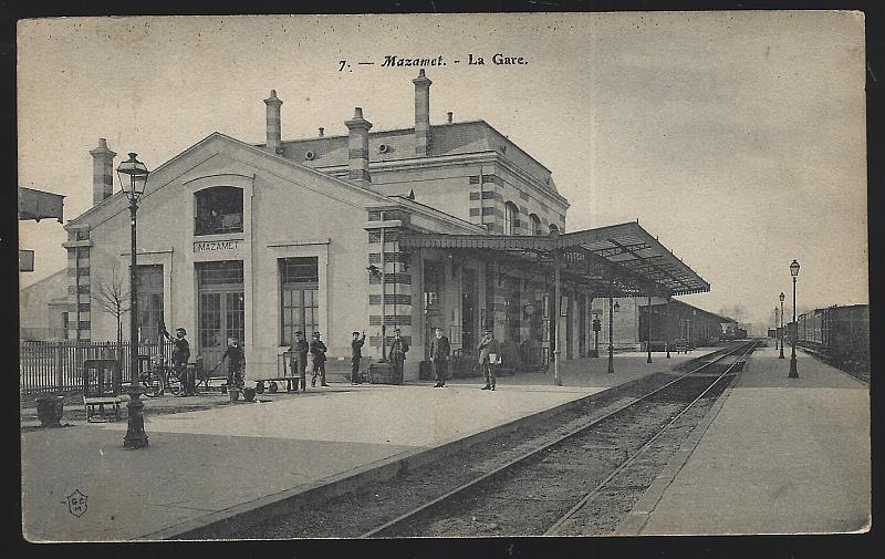 Postcard - La Gare, Mazamet, France