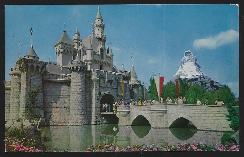 Postcard - Sleeping Beauty's Enchanted Castle, Fantasyland, Disneyland