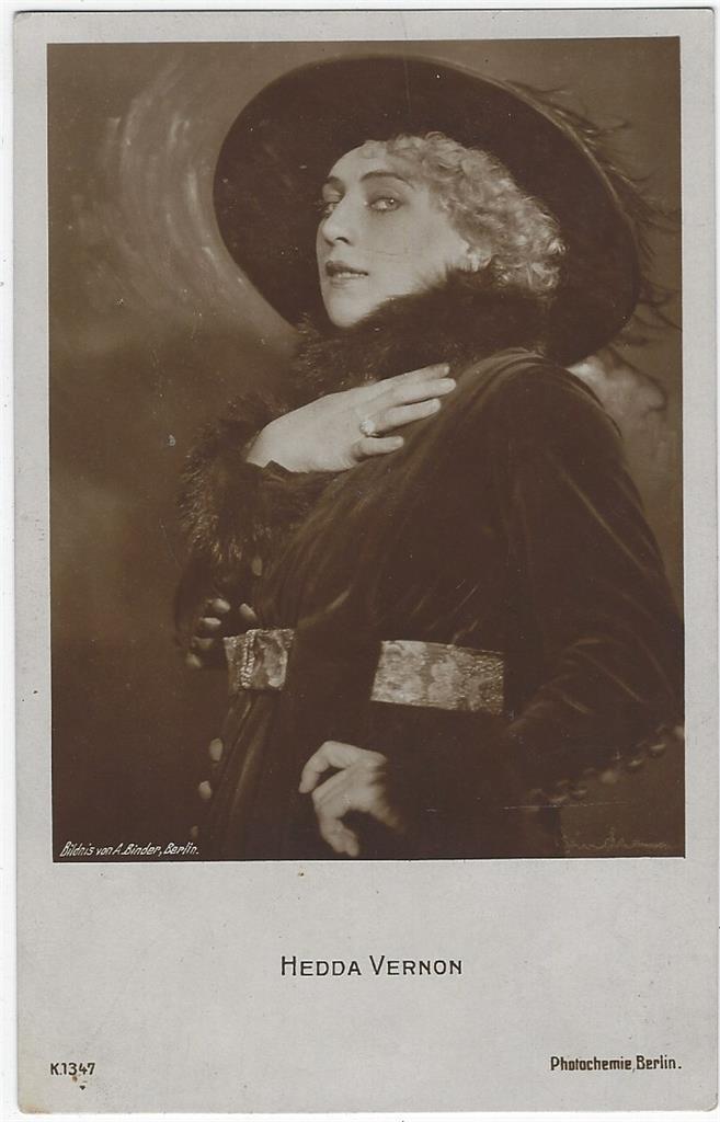 Postcard - Hedda Vernon, Actress
