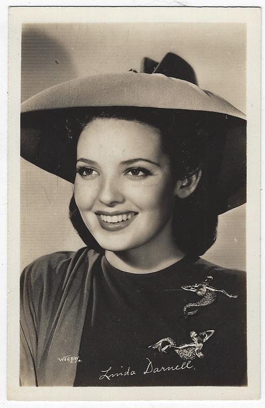 Postcard - Linda Darnell, Actress