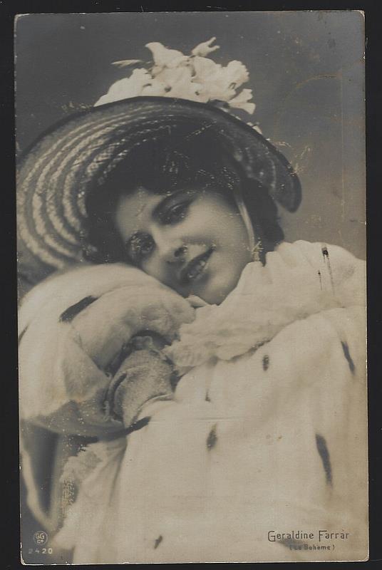 Postcard - Postcard of Actress and Singer Geraldine Farrar