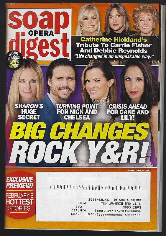 Image for SOAP OPERA DIGEST FEBRUARY 16, 2016