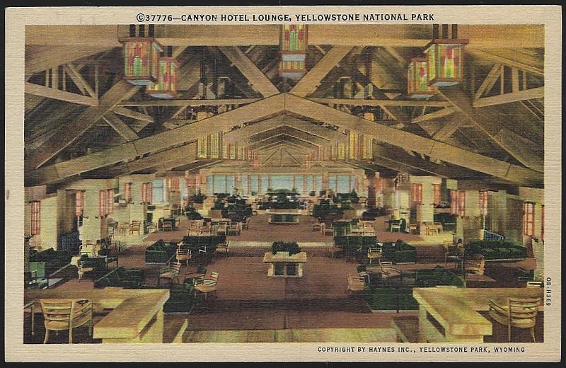 Image for CANYON HOTEL LOUNGE, YELLOWSTONE NATIONAL PARK