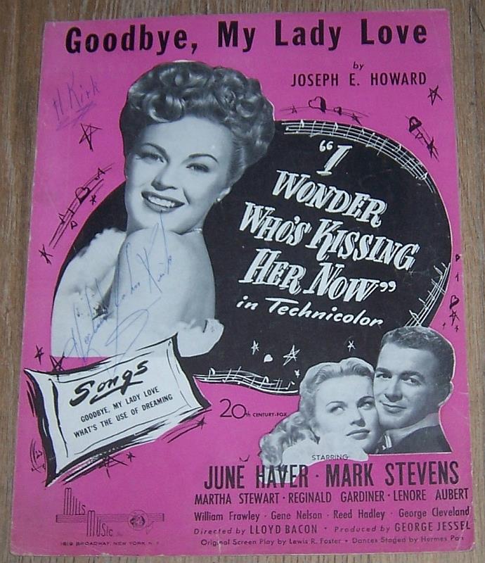 Sheet Music - Goodbye, My Lady Love