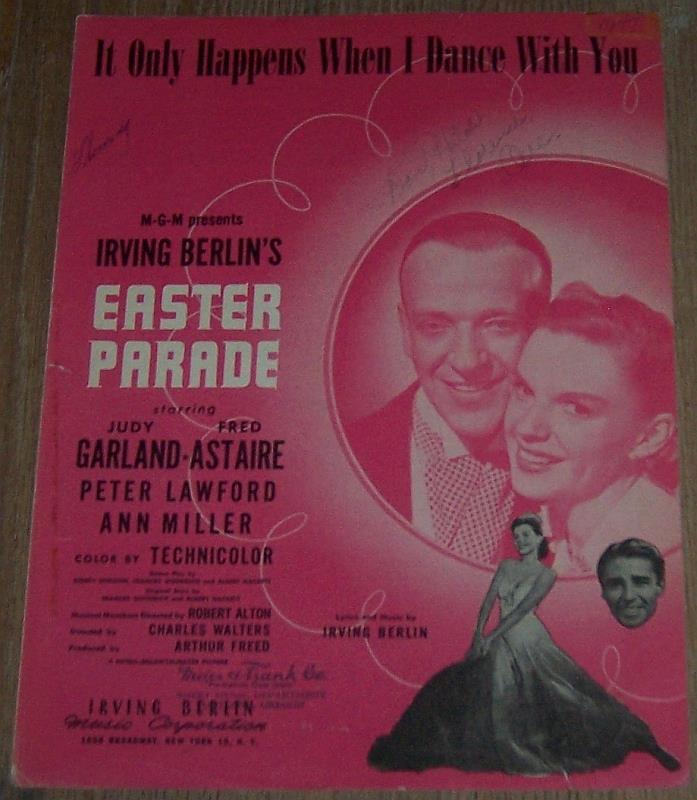 Sheet Music - It Only Happens When I Dance with You