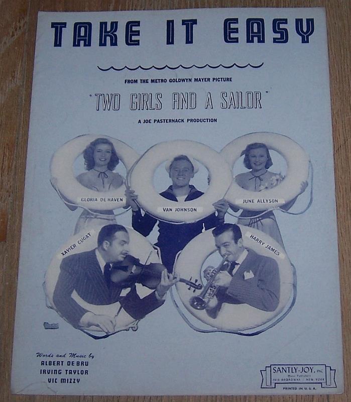 Sheet Music - Take It Easy
