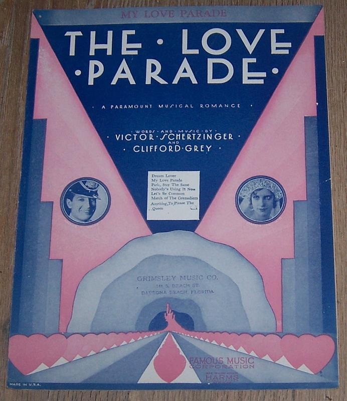 Sheet Music - My Love Parade