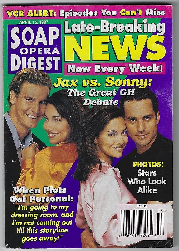 Soap Opera Digest - Soap Opera Digest April 15, 1997