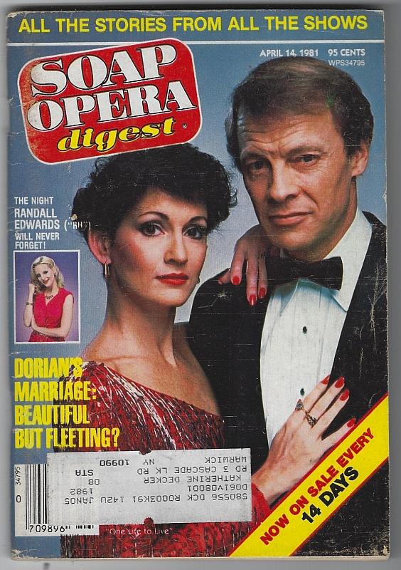 Soap Opera Digest - Soap Opera Digest April 14, 1981