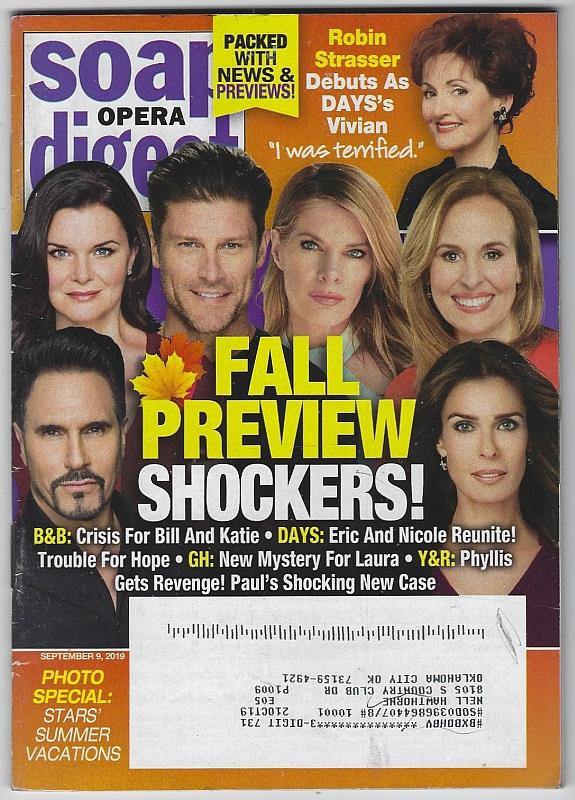 Soap Opera Digest - Soap Opera Digest September 9, 2019