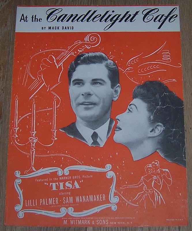 Sheet Music - At the Candlelight Cafe