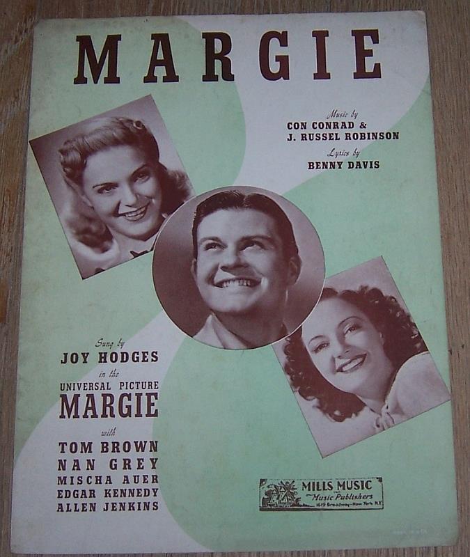 Sheet Music - Margie