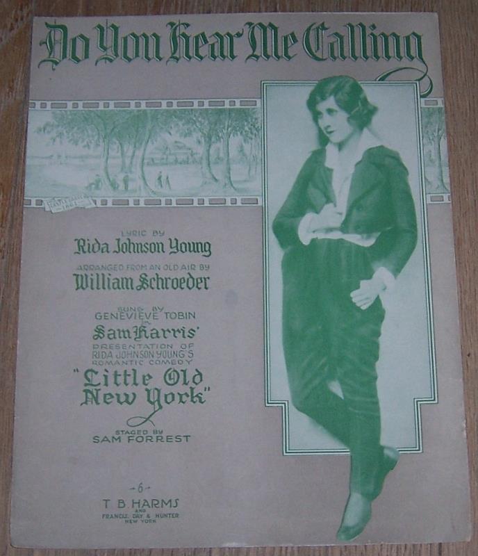 Sheet Music - Do You Hear Me Calling