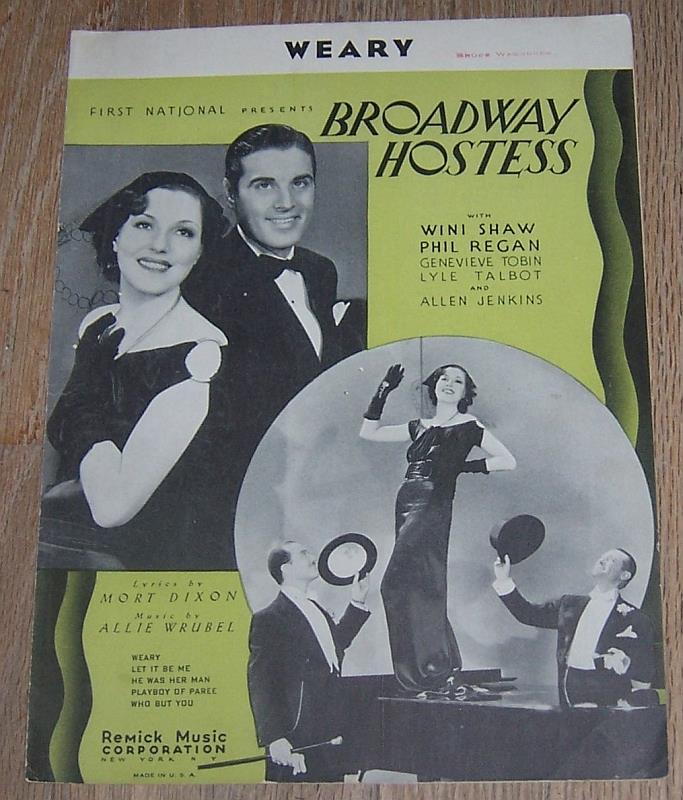 Sheet Music - Weary
