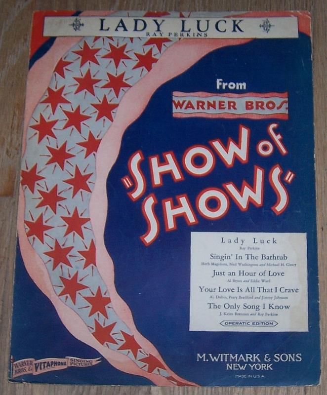 Sheet Music - Lady Luck