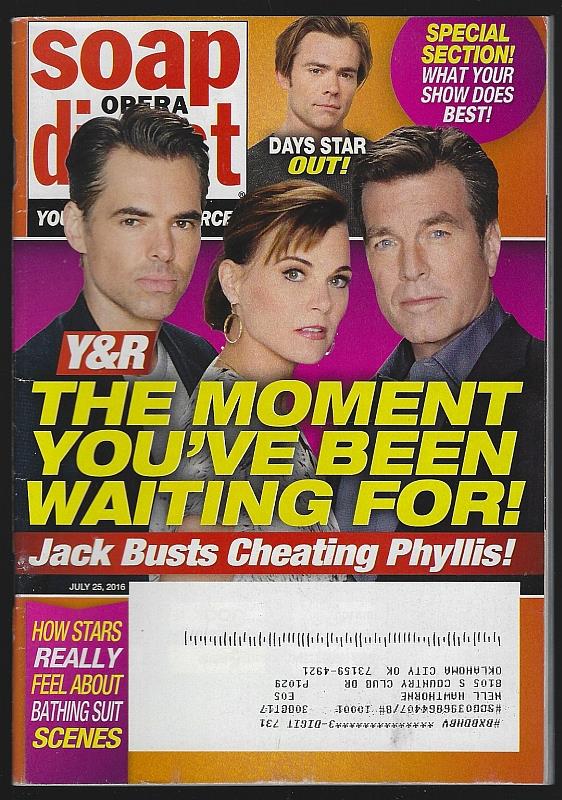 Soap Opera Digest - Soap Opera Digest July 25, 2016